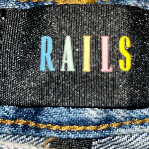 RAILS THE TOPANGA HIGH RISE STRAIGHT 100% COTTON BLUE JEANS - NEW WITH TAGS - 31 - Picture 10 of 15